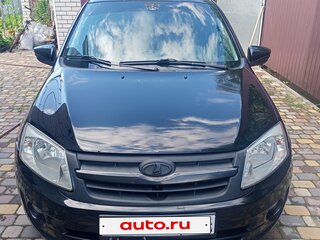 2013 Lada (ВАЗ) Granta I, чёрный, 430000 рублей, вид 3