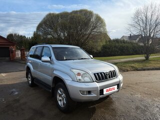 2003 Toyota Land Cruiser Prado 4-speed 120 Series, серебристый, 1350000 рублей, вид 3