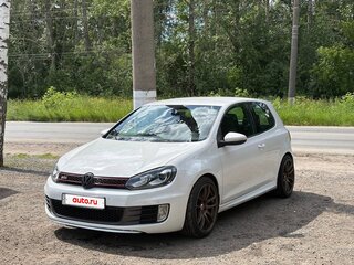 2009 Volkswagen Golf GTI VI, белый, 1375000 рублей, вид 1