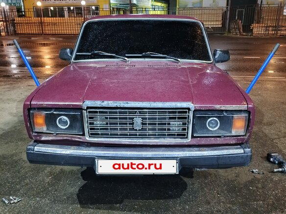 2002 Lada (ВАЗ) 2107, пурпурный, 105000 рублей - вид 4