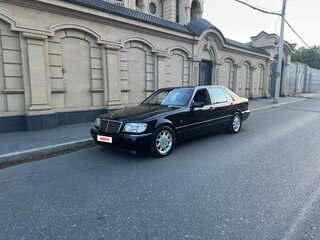 1996 Mercedes-Benz S-Класс 500 III (W140) Рестайлинг, чёрный, 1200000 рублей, вид 2