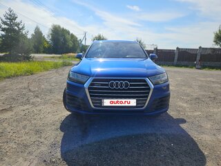 2016 Audi Q7 II (4M), синий, 3600000 рублей, вид 3