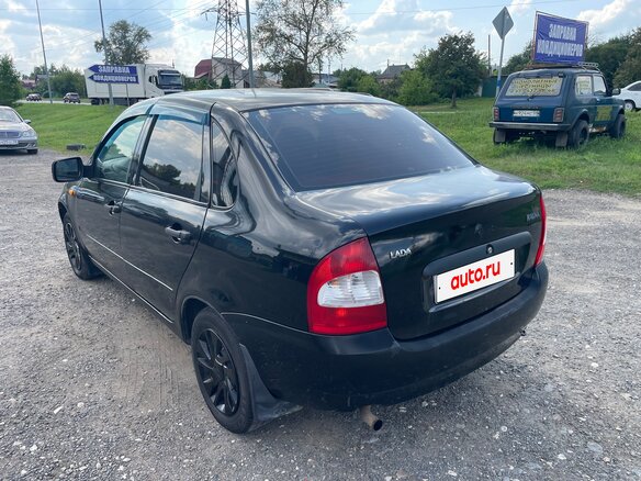 2010 Lada (ВАЗ) Kalina I, чёрный - вид 5