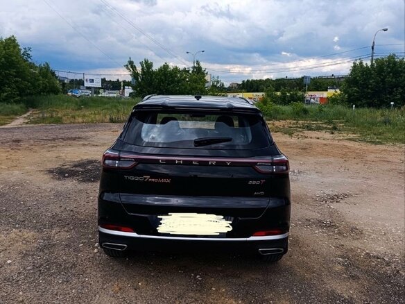 2024 Chery Tiggo 7 Pro Max I Рестайлинг, чёрный - вид 2