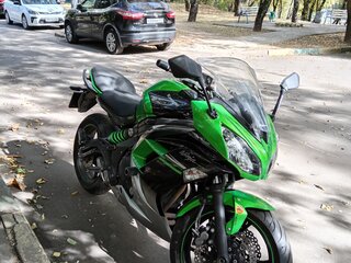2015 Kawasaki ER-4F (Ninja 400R), зелёный, 450000 рублей, вид 3