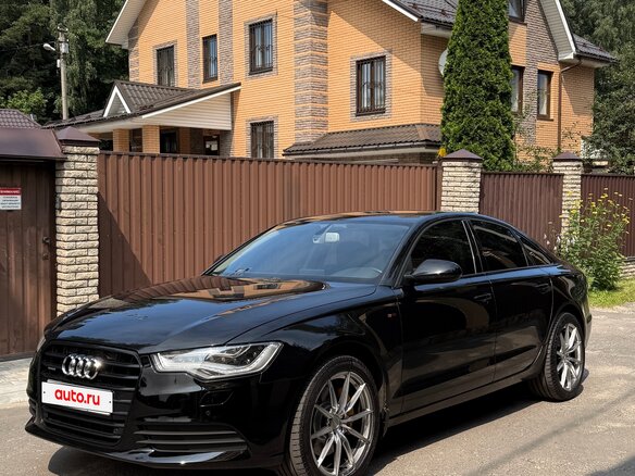 2012 Audi A6 IV (C7), чёрный, 2030000 рублей - вид 1