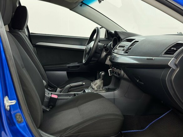 2011 Mitsubishi Lancer X Рестайлинг, синий, 520000 рублей - вид 8