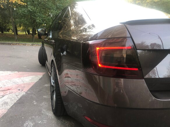 2017 Skoda Octavia III (A7) Рестайлинг, коричневый, 1720000 рублей - вид 9