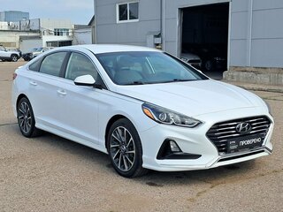2017 Hyundai Sonata VII (LF) Рестайлинг, белый, 1598066 рублей, вид 3