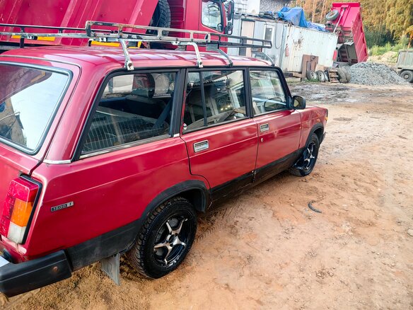 2007 Lada (ВАЗ) 2104, красный, 149999 рублей - вид 5