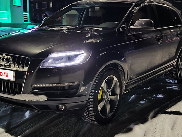 2012 Audi Q7 I (4L) Рестайлинг, чёрный, 2450000 рублей