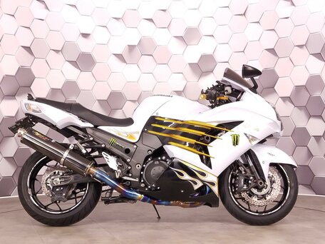 2014 Kawasaki ZX-14R, белый, 1099000 рублей, вид 3
