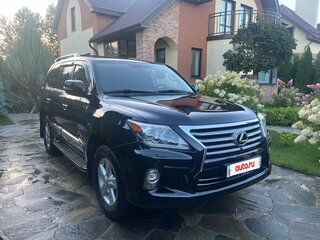 2014 Lexus LX 570 III Рестайлинг, чёрный, 4250000 рублей, вид 3