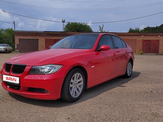 2006 BMW 3 серии 320i V (E90/E91/E92/E93), красный, 990000 рублей, вид 1
