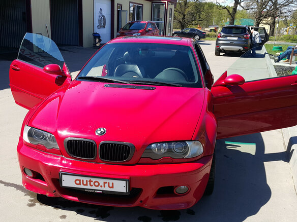 2002 BMW M3 III (E46), красный - вид 9
