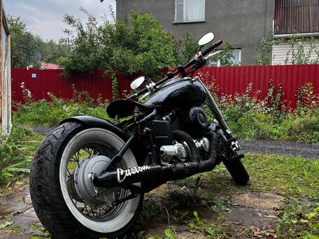1998 Yamaha XVS400 Drag Star, чёрный, 300000 рублей, вид 3