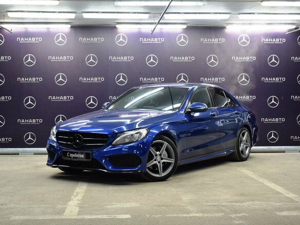 2016 Mercedes-Benz C-Класс 180 IV (W205), синий