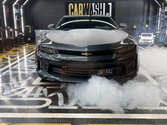 2017 Chevrolet Camaro VI, серый, 2600000 рублей - вид 4