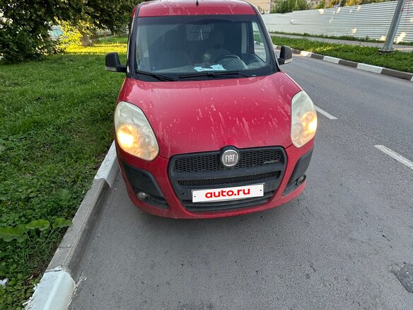 2010 Fiat Doblo II, красный, 560000 рублей