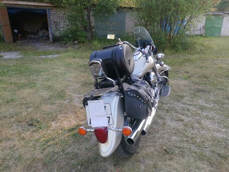 2004 Yamaha XVS650 Drag Star, жёлтый, 400000 рублей, вид 2