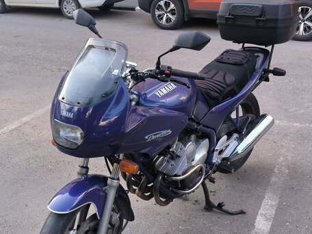 1995 Yamaha XJ600, синий, 200000 рублей, вид 4