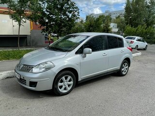 2007 Nissan Tiida I, серебристый, 390000 рублей, вид 1