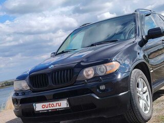 2005 BMW X5 3.0i I (E53) Рестайлинг, чёрный, 1200000 рублей, вид 2
