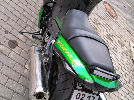 2008 Kawasaki ZZR 1400, зелёный, 600000 рублей, вид 5