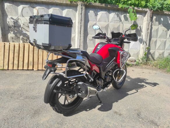 2021 Honda CB 190X (Wuyang), красный, 365000 рублей - вид 2