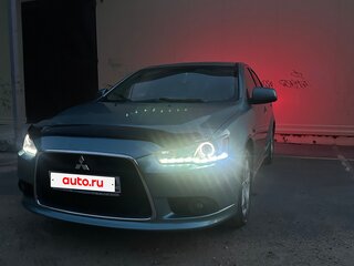 2008 Mitsubishi Lancer X, серый, 620000 рублей, вид 3