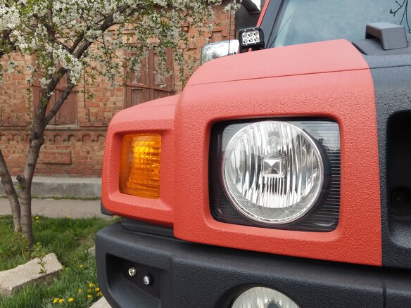 2005 Hummer H3, оранжевый - вид 8