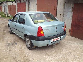 2008 Renault Logan I, зелёный, 270000 рублей, вид 2