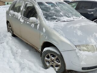 2002 Skoda Fabia I, серебристый, 240000 рублей, вид 4