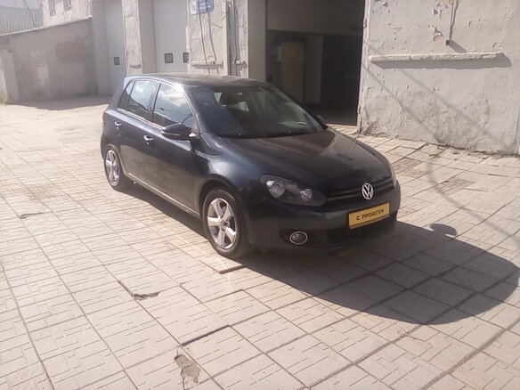 2010 Volkswagen Golf VI, синий - вид 3