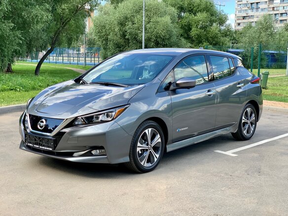 2019 Nissan Leaf II (ZE1), серый