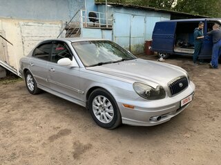 2003 Hyundai Sonata IV (EF) Рестайлинг, серебристый, 365000 рублей, вид 3