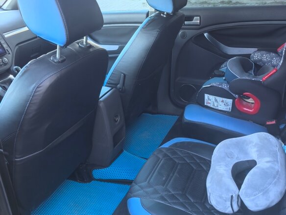2007 Ford C-MAX I Рестайлинг, синий, 550000 рублей - вид 5
