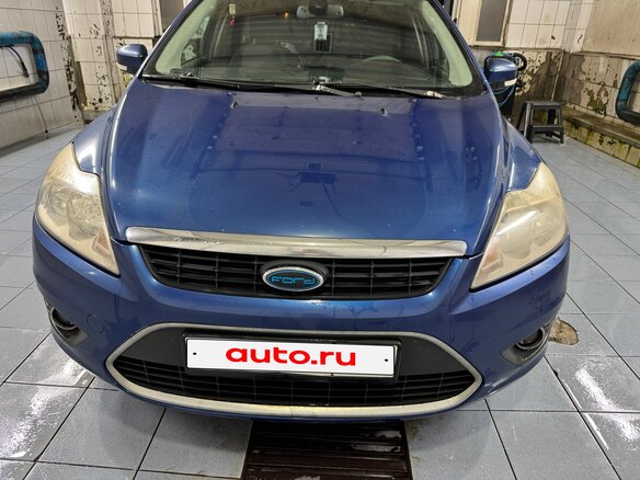 2008 Ford Focus II Рестайлинг, синий, 570000 рублей - вид 2