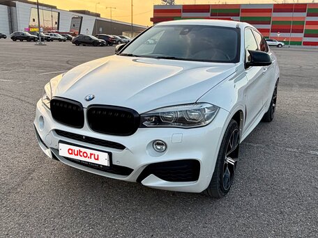 2018 BMW X6 40d II (F16), белый, 3450000 рублей, вид 4
