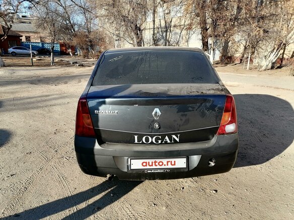2007 Renault Logan I, серый - вид 3