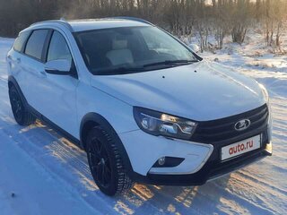 2020 Lada (ВАЗ) Vesta SW I, белый, 1500000 рублей, вид 4