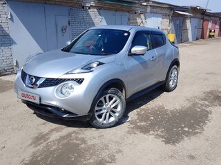 2018 Nissan Juke I Рестайлинг, серебристый, 1300000 рублей, вид 2