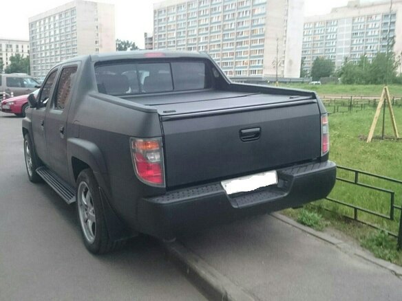2007 Honda Ridgeline I, чёрный - вид 2