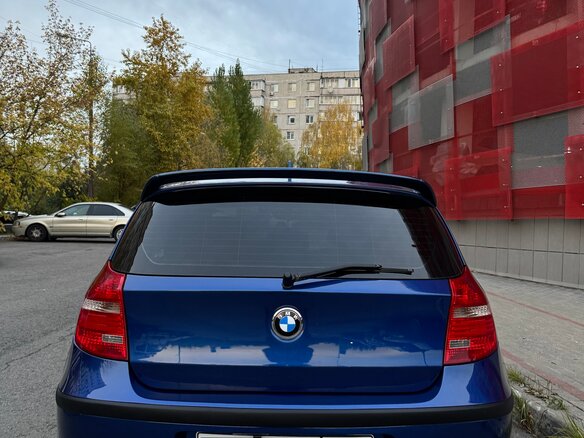2008 BMW 1 серии 118i I (E81/E82/E87/E88) Рестайлинг, синий, 1200000 рублей - вид 4