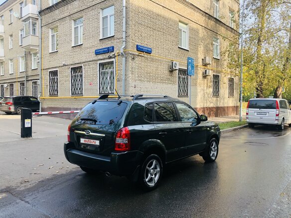 2007 Hyundai Tucson I, зелёный - вид 6