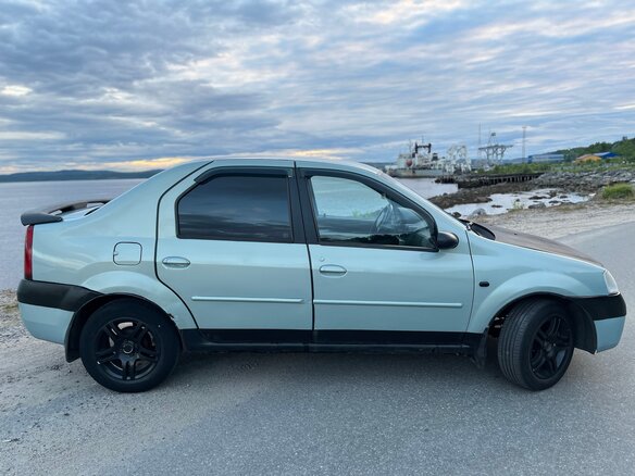 2006 Renault Logan I, голубой, 220000 рублей - вид 7