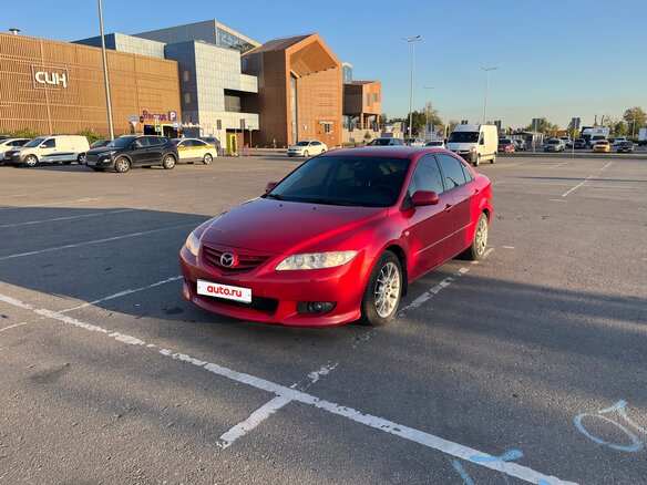 2007 Mazda 6 I (GG) Рестайлинг, красный, 525000 рублей