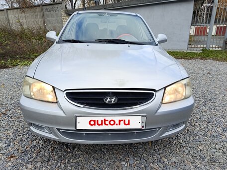 2007 Hyundai Accent ТагАЗ II, серебристый, 260000 рублей, вид 2