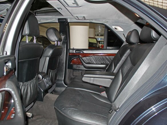 1998 Mercedes-Benz S-Класс 500 III (W140) Рестайлинг, серый - вид 3