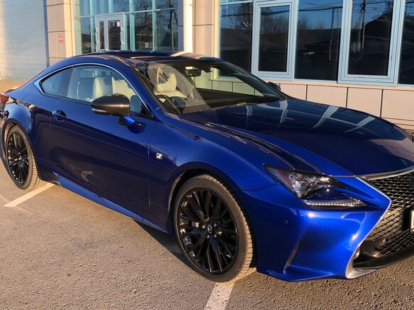 2015 Lexus RC 200t I, синий, 3100000 рублей - вид 11